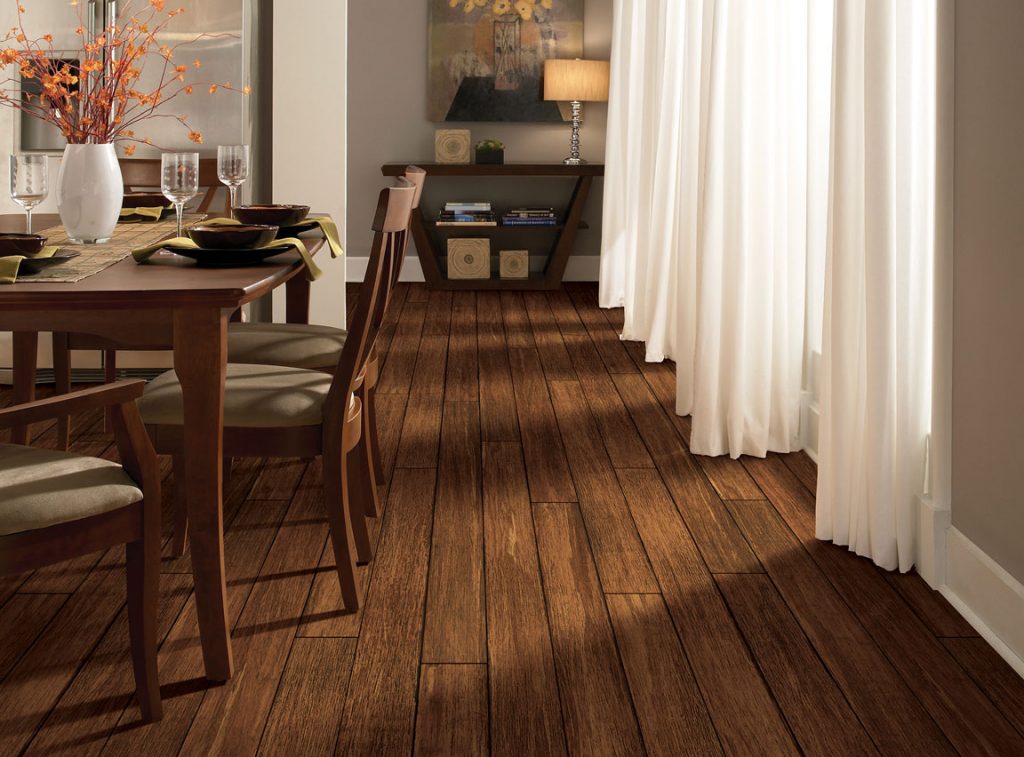 bamboo hardwood dining room floor - US Floors