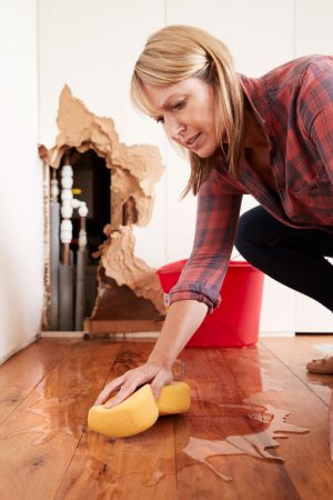 water damage repair for hardwood floor