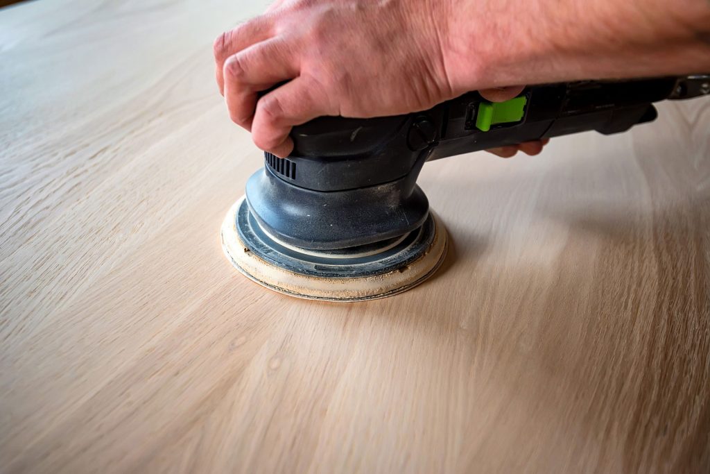 Sanding hardwood floors in the summer months