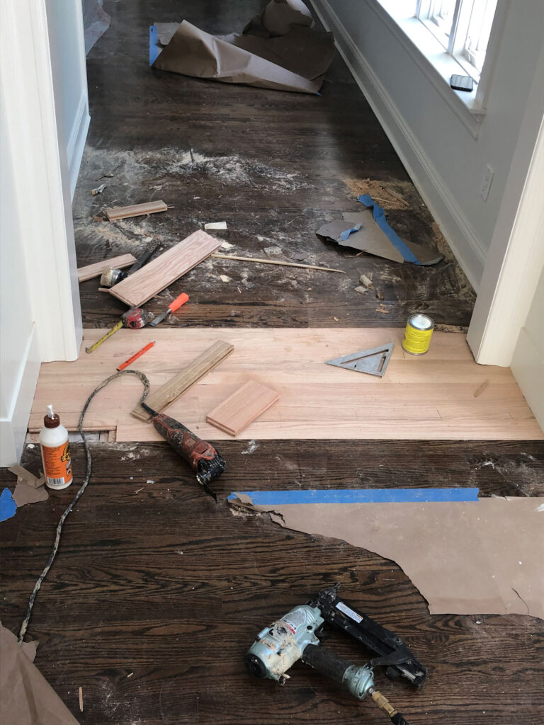Flooring repair in Sands Point after