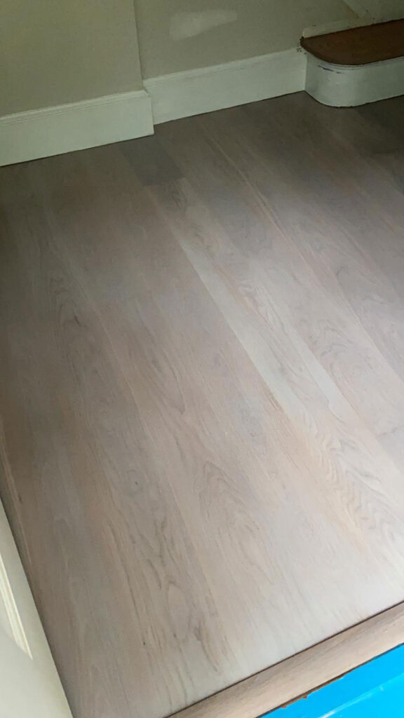 select white oak flooring installation