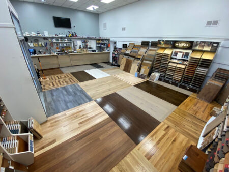 new-showroom-2 E_M Custom Flooring Installations showroom in Middle Island, New York