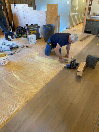 Hardwood flooring installation in Suffolk County