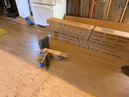 Hardwood flooring installation in Suffolk County