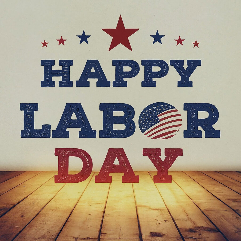 happy Labor Day card