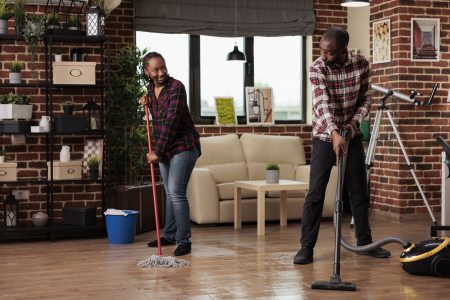 Cleaning floors is important to help prevent damage